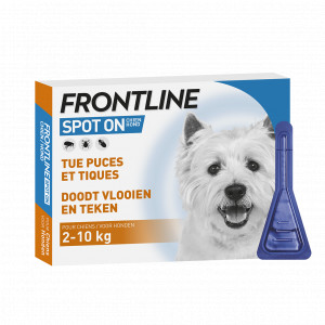 Afbeelding Frontline Spot on Hond S 3 pipetten door Brekz.nl
