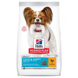 Afbeelding Hill's - Canine Adult Small & Miniature - Calm & Happy - 1,5 kg door Brekz.nl