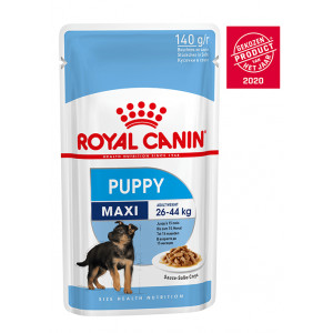 Afbeelding Royal Canin Maxi Puppy natvoer 10 zakjes door Brekz.nl