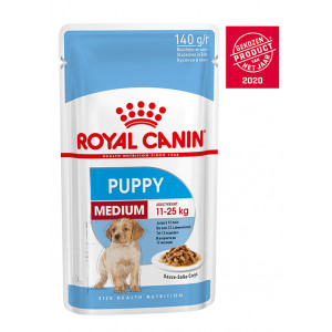 Afbeelding Royal Canin Medium Puppy natvoer 10 zakjes door Brekz.nl