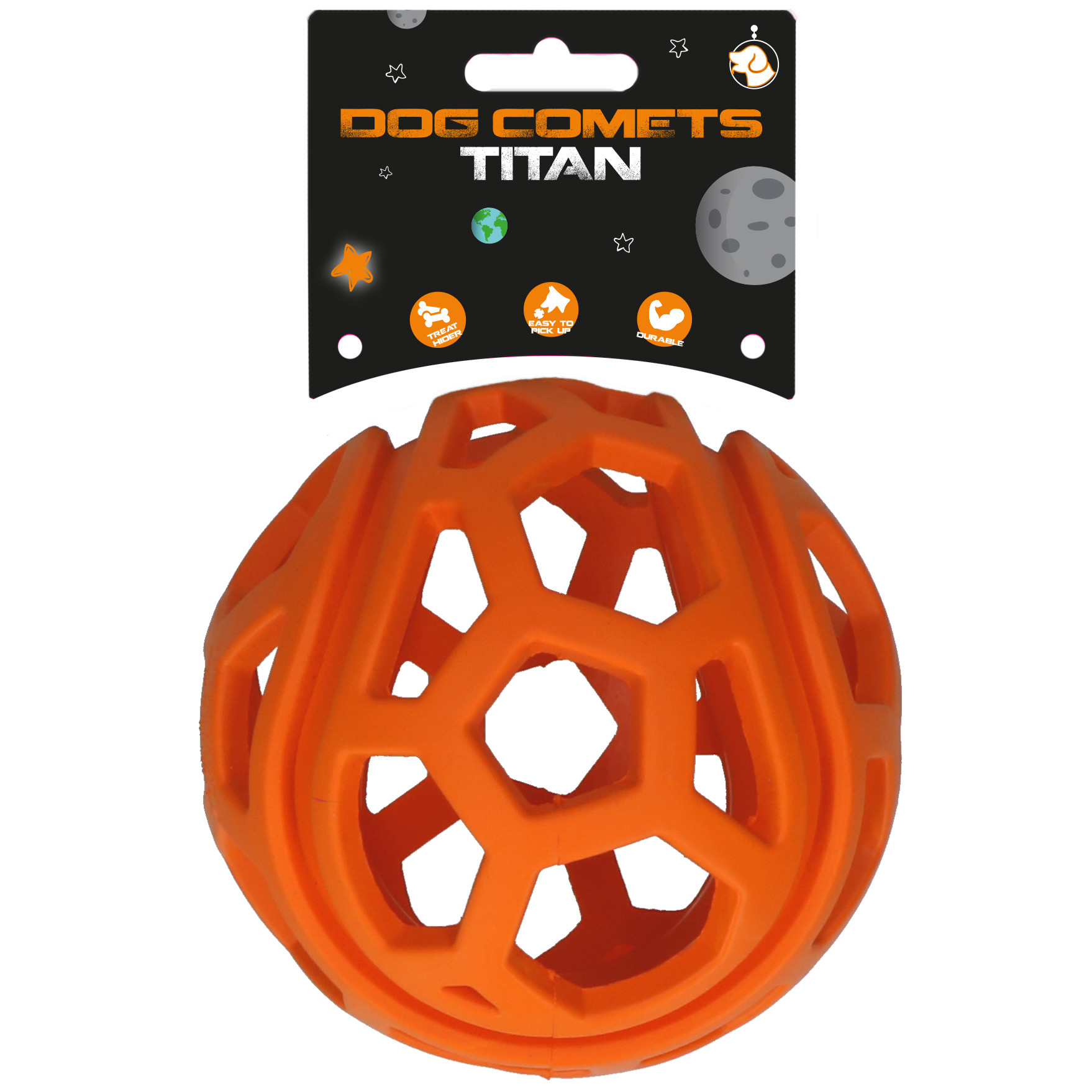Dog Comets Titan Traktatie Speelbal - 11,5 cm