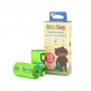 Afbeelding Beco Bags Mint - Travel Pack - 60 poepzakjes (4 x 15) door Brekz.nl