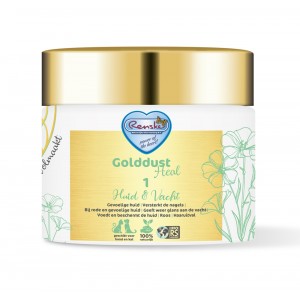 Afbeelding Renske Golddust Heal 1 Huid & Vacht - Voedingssupplement 250 gram door Brekz.nl