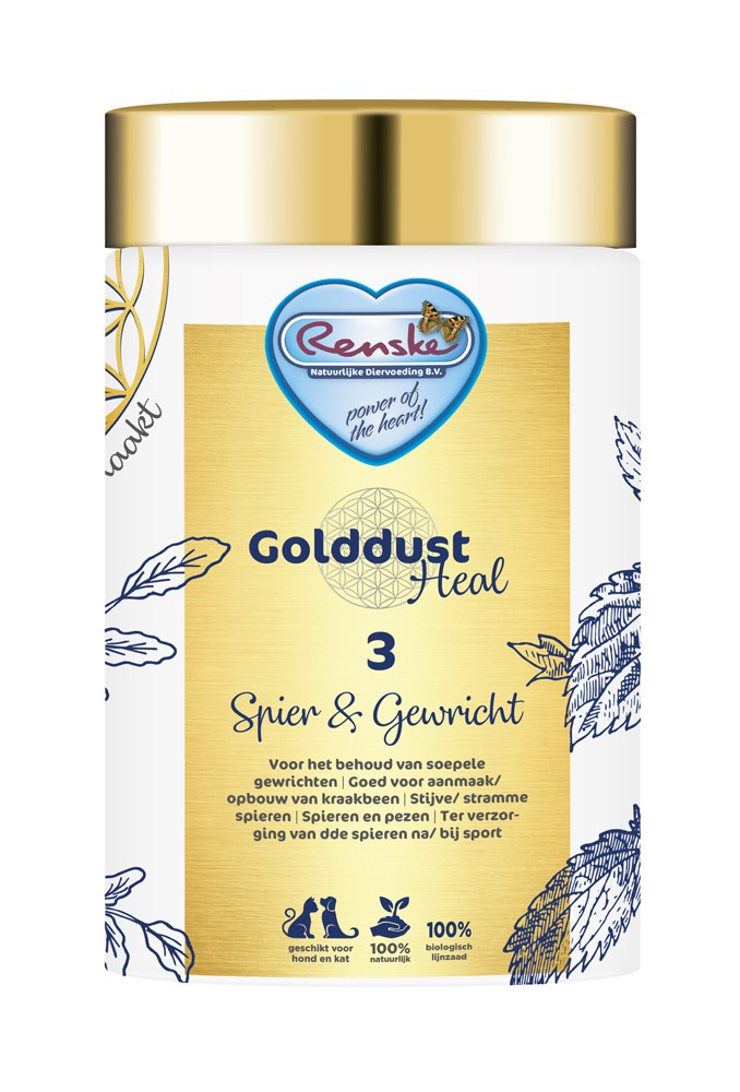 Renske Golddust Heal 3 Spier & Gewricht - Voedingssupplement
