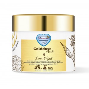 Afbeelding Renske Golddust Heal 4 Lever & Gal - Voedingssupplement 250 gram door Brekz.nl