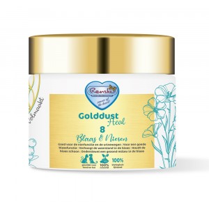 Afbeelding Renske Golddust Heal 8 Blaas & Nieren - Voedingssupplement 250 gram door Brekz.nl