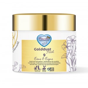 Afbeelding Renske Golddust Heal 9 Oren & Ogen - Voedingssupplement 250 gram door Brekz.nl