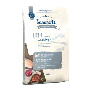 Sanabelle Light kattenvoer met gevogelte 2 x 10 kg