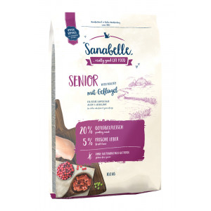 Sanabelle Senior kattenvoer met gevogelte 10 kg