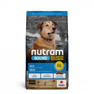 Afbeelding Nutram Sound Balanced Wellness Adult S6 hond 11,4 kg door Brekz.nl