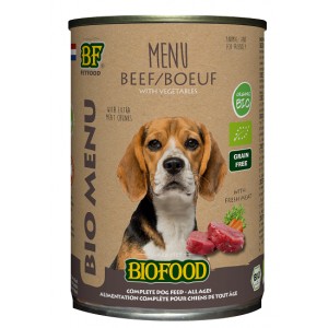 R replica vernieuwen BF Petfood Biofood Organic Rund Bio Menu hondenvoer (400 g)