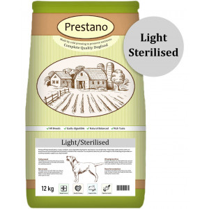 Afbeelding Prestano Light Sterilised hondenvoer 12 kg door Brekz.nl