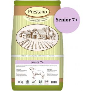 Afbeelding Prestano Senior 7+ hondenvoer 12 kg door Brekz.nl