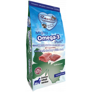 Renske Mighty Omega 3 Plus kalkoen met eend hondenvoer 15 kg