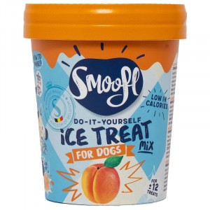 Afbeelding Smoofl Ice Cream Mix for Dogs - Abrikoos door Brekz.nl