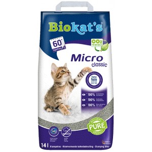 Afbeelding Biokat's Micro Classic kattengrit 14 liter door Brekz.nl