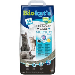 Afbeelding Biokat's Diamond Care Multicat Fresh door Brekz.nl