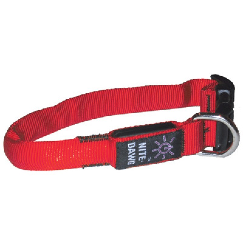 NiteDawg Lichtgevende Halsband voor de hond Small