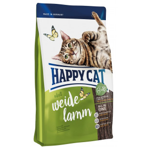 Afbeelding Happy Cat - Adult Weide-Lamm (Weidelam) - 10 kg door Brekz.nl