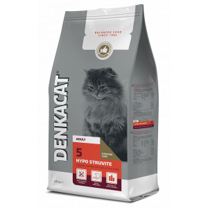 Afbeelding Denkacat Hypo Struvite kattenvoer 2,5 kg door Brekz.nl