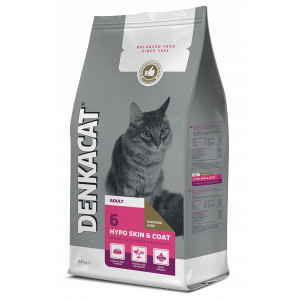 Denkacat Hypo Skin & Coat - Kattenvoer - Vis Rund 2.5 kg Volwassen Katten