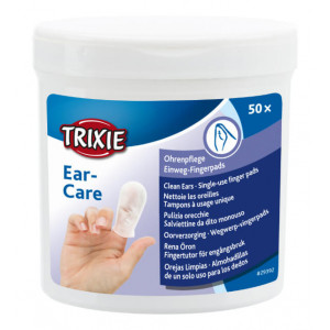 Trixie vingerpads oorreiniging voor hond en kat 50 st Per 2 afbeelding