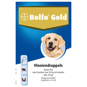 Afbeelding Bolfo Gold - Hond (10-25kg) door Brekz.nl