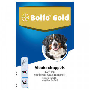 Afbeelding Bolfo Gold Hond 400 door Brekz.nl