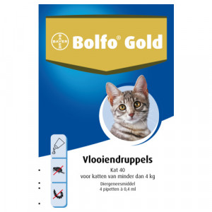 Afbeelding Bolfo Gold - Kat 40 (tot 4kg) door Brekz.nl
