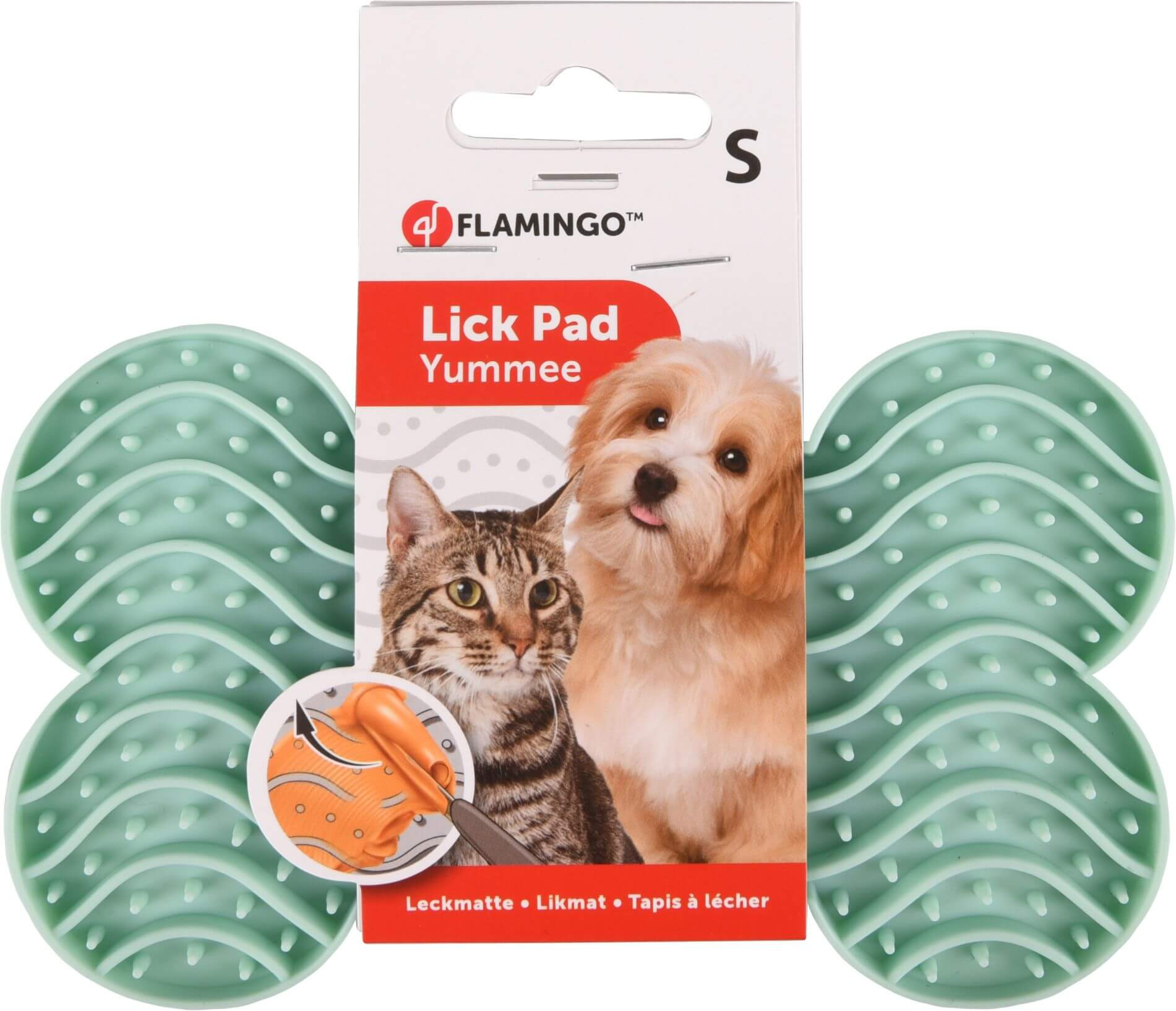 Yummee Lick Pad small 15x 8,5 cm groen goedkoop online bij