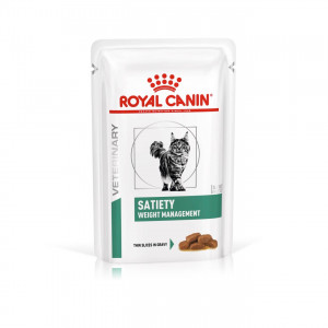 Afbeelding Royal Canin Veterinary Diet Satiety zakjes kattenvoer 12 zakjes door Brekz.nl