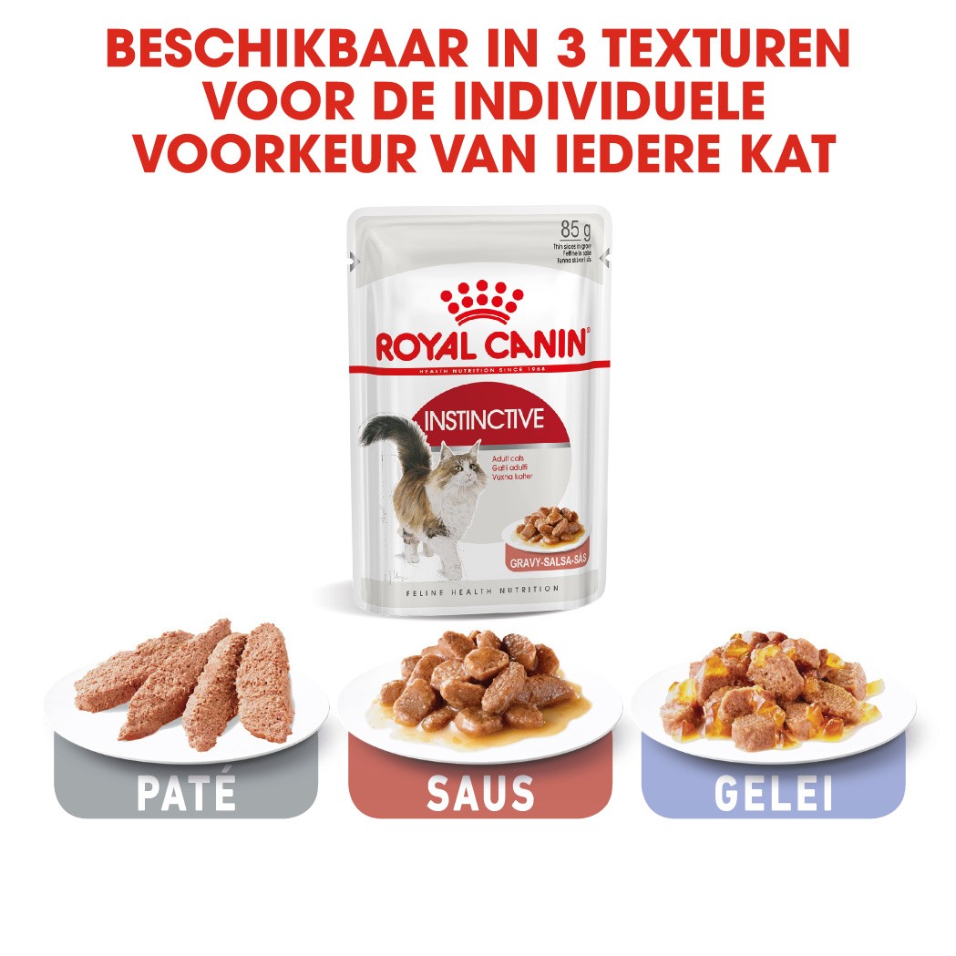 Royal Canin Instinctive Adult kattenvoer 12 zakjes