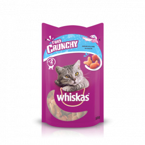 Whiskas Trio Crunchy - Kattensnack - Zeevruchten 55 g