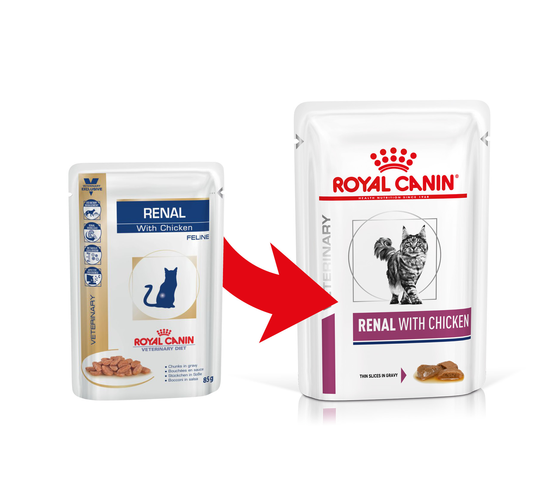 Royal Canin Veterinary Diet Renal with Chicken zakjes kattenvoer