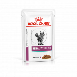 Royal Canin Veterinary Renal with fish zakjes kattenvoer 2 x(12 x 85 gr ) online kopen