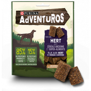 Afbeelding Adventuros Venision - Hondensnacks - Hert 90 g door Brekz.nl