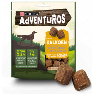 Afbeelding Adventuros Turkey - Hondensnacks - Kalkoen 90 g door Brekz.nl