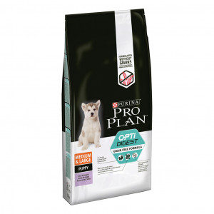 Afbeelding Purina Pro Plan Medium Puppy - Sensitive Digestion Graanvrij - 12 kg door Brekz.nl