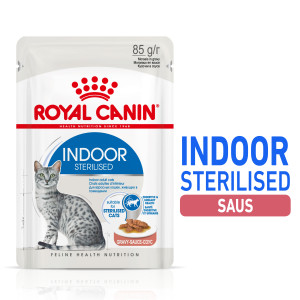 Ambacht opstelling laag Royal Canin Indoor Sterilised in Gravy kattenvoer goedkoop bij