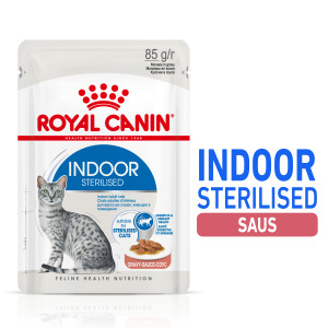 Royal Canin Indoor Sterilised in Gravy kattenvoer x12 12 x 85 gr