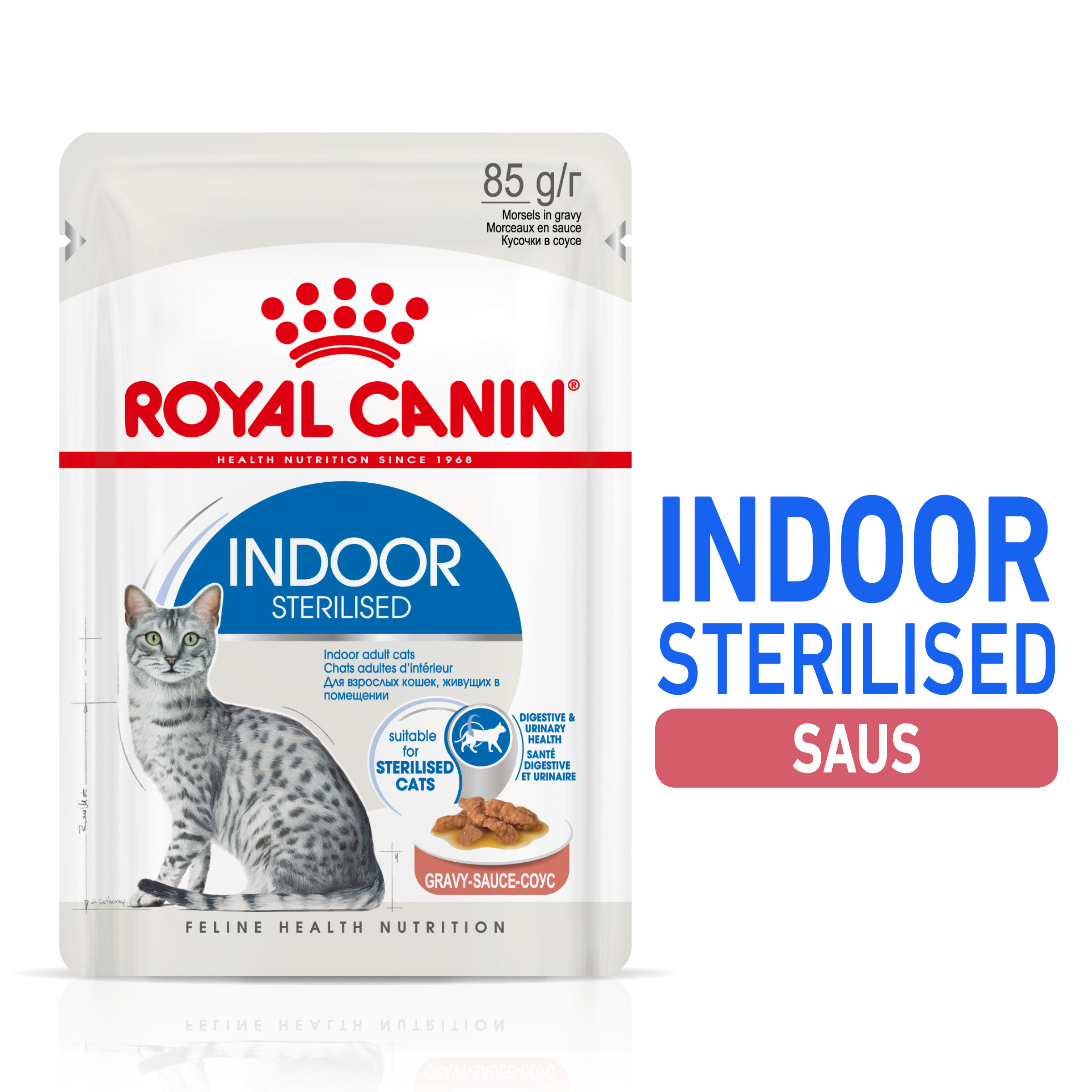 Royal Canin Indoor Sterilised in Gravy kattenvoer x12