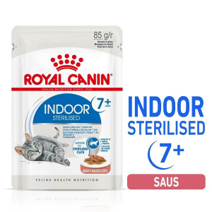 Afbeelding Royal Canin Sterilised Indoor 7+ in Gravy - 12 x 85 gram door Brekz.nl