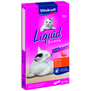 Afbeelding Vitakraft Liquid Snacks kattensnoep Eend door Brekz.nl