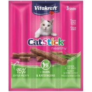 Vitakraft Catstick Healthy met kip & kattengras kattensnack 5 x 3 sticks