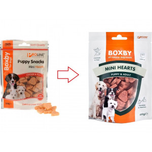 Boxby Mini Hearts hondensnack