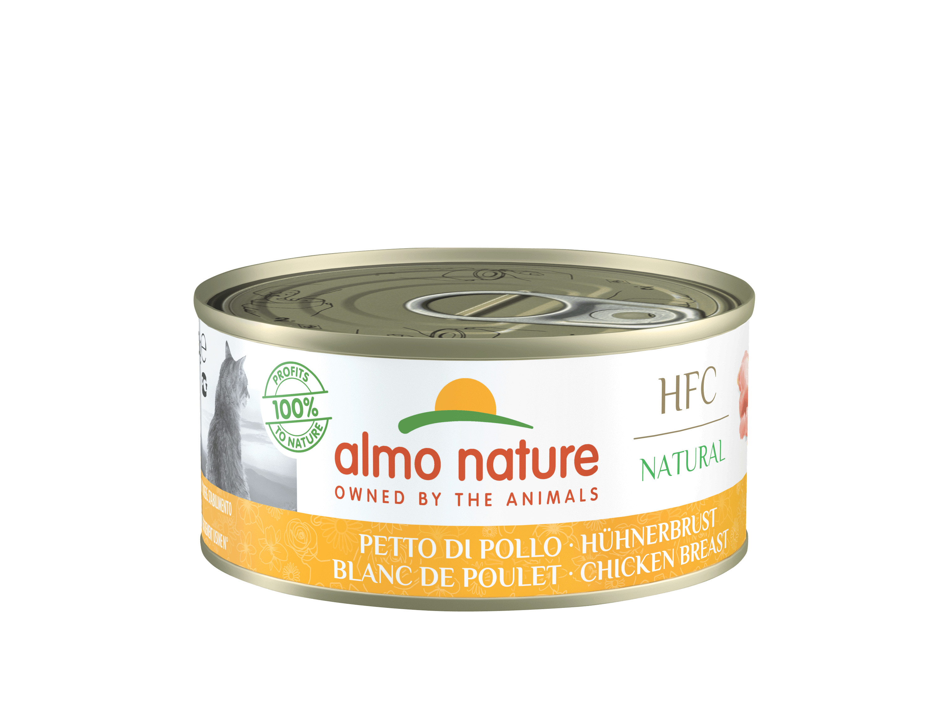 Almo Nature HFC Natural kippenborst natvoer kat (150 g)