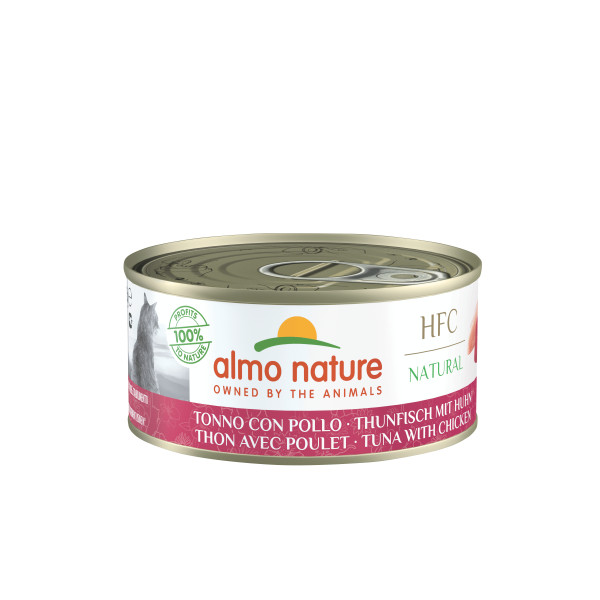 Almo Nature Almo Nature HFC Natural tonijn en kip natvoer kat (150 g) 12 x 150 g