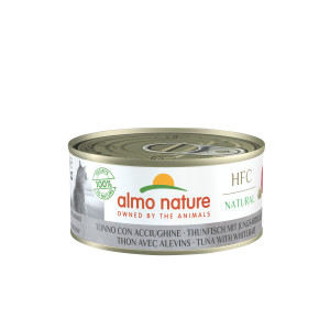 Almo Nature HFC Natural Tonijn met Jonge Ansjovis natvoer kat 150 gr 12 x 150 gr