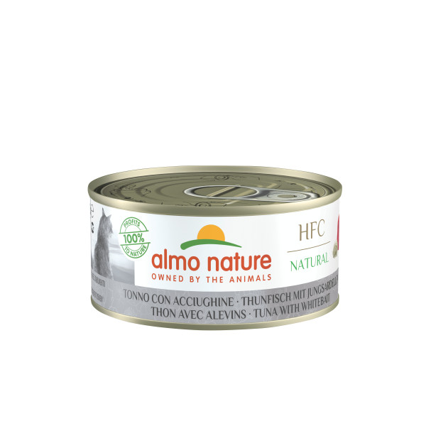 Almo Nature Almo Nature HFC Natural tonijn met ansjovis natvoer kat (150 g) 12 x 150 g