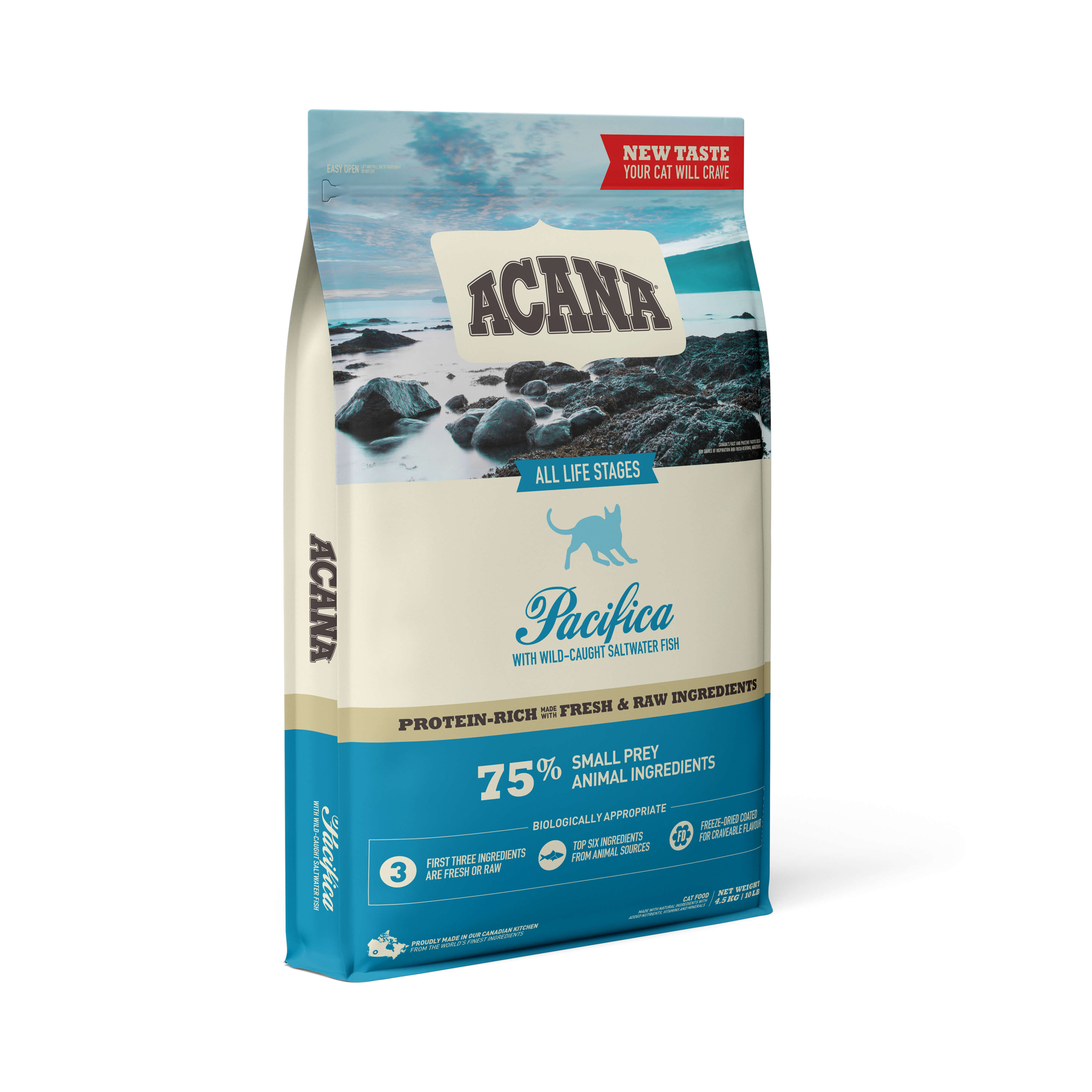 Afbeelding van 2 x 4,5 kg Acana Cat Pacifica kattenvoer